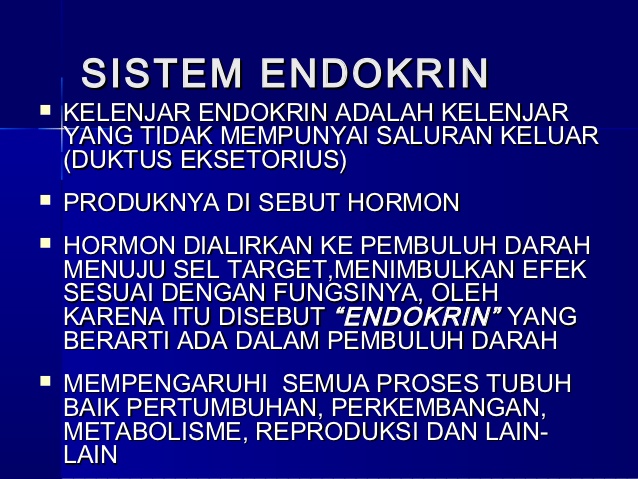 sistem endokrin adalah